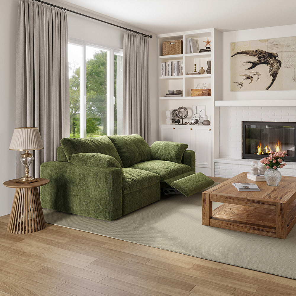CloudLuxe 2-Piece Modular Recliner Sofa