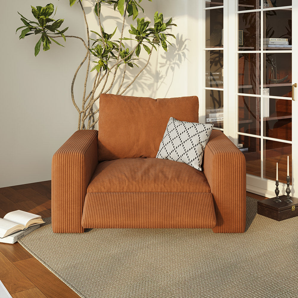 CloudLuxe Recliner Chair-Corduroy