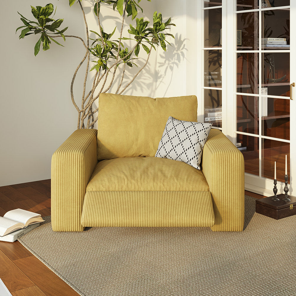 CloudLuxe Recliner Chair-Corduroy