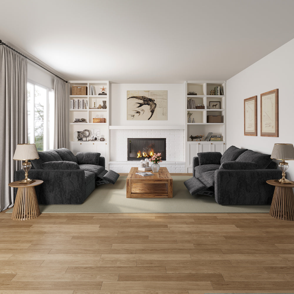 CloudLuxe 2-Piece Modular Recliner Sofa