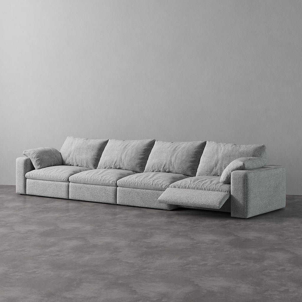 CloudLuxe 4-Piece Modular Recliner Sofa