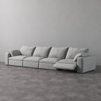 CloudLuxe 4-Piece Modular Recliner Sofa