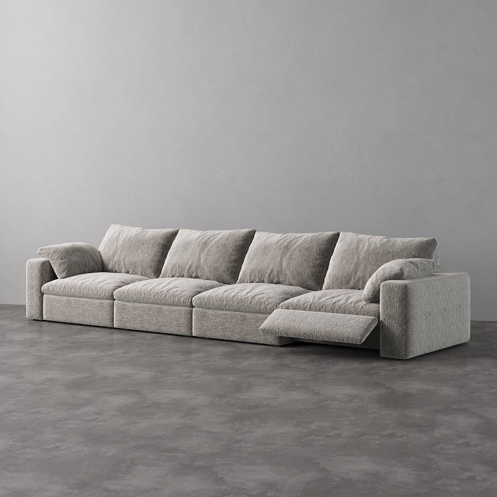 CloudLuxe 4-Piece Modular Recliner Sofa