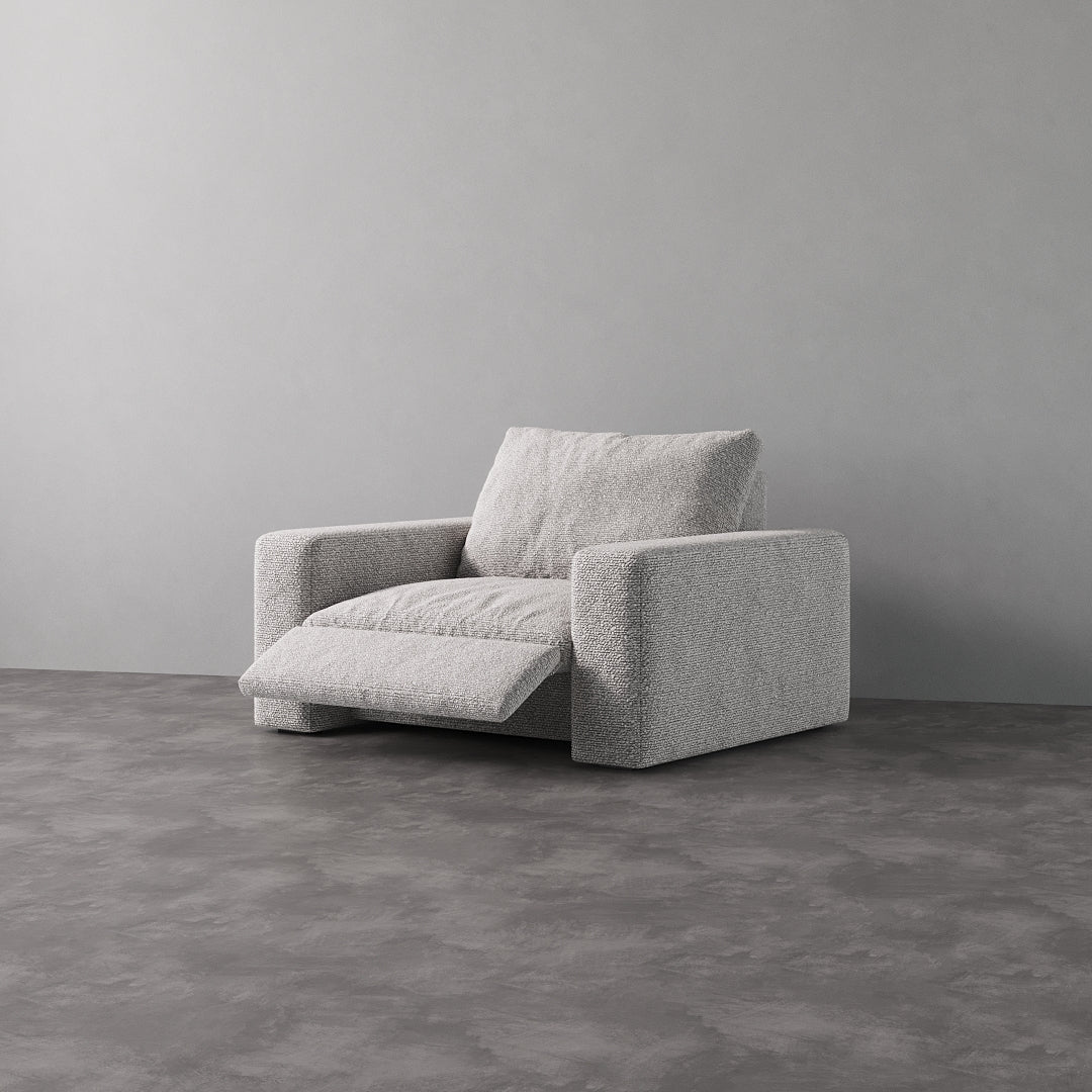CloudLuxe Recliner Chair-Bouclé