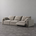 CloudLuxe 3-Piece Modular Recliner Sofa