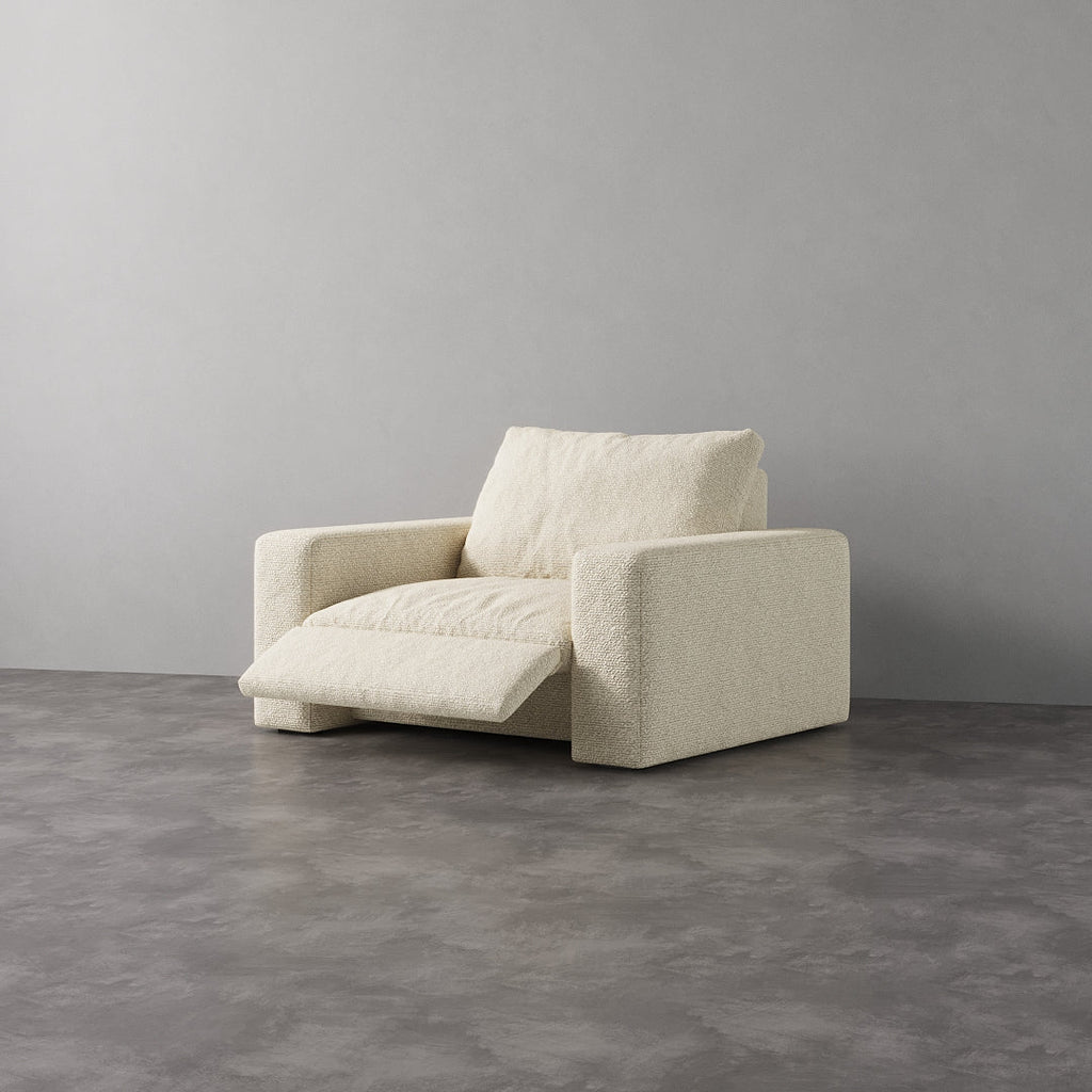CloudLuxe Recliner Chair-Bouclé