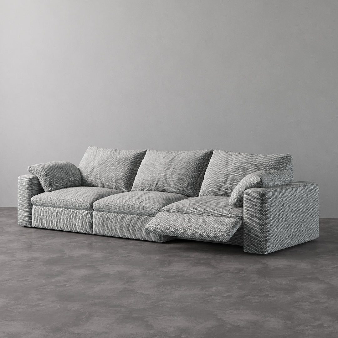 CloudLuxe 3-Piece Modular Recliner Sofa