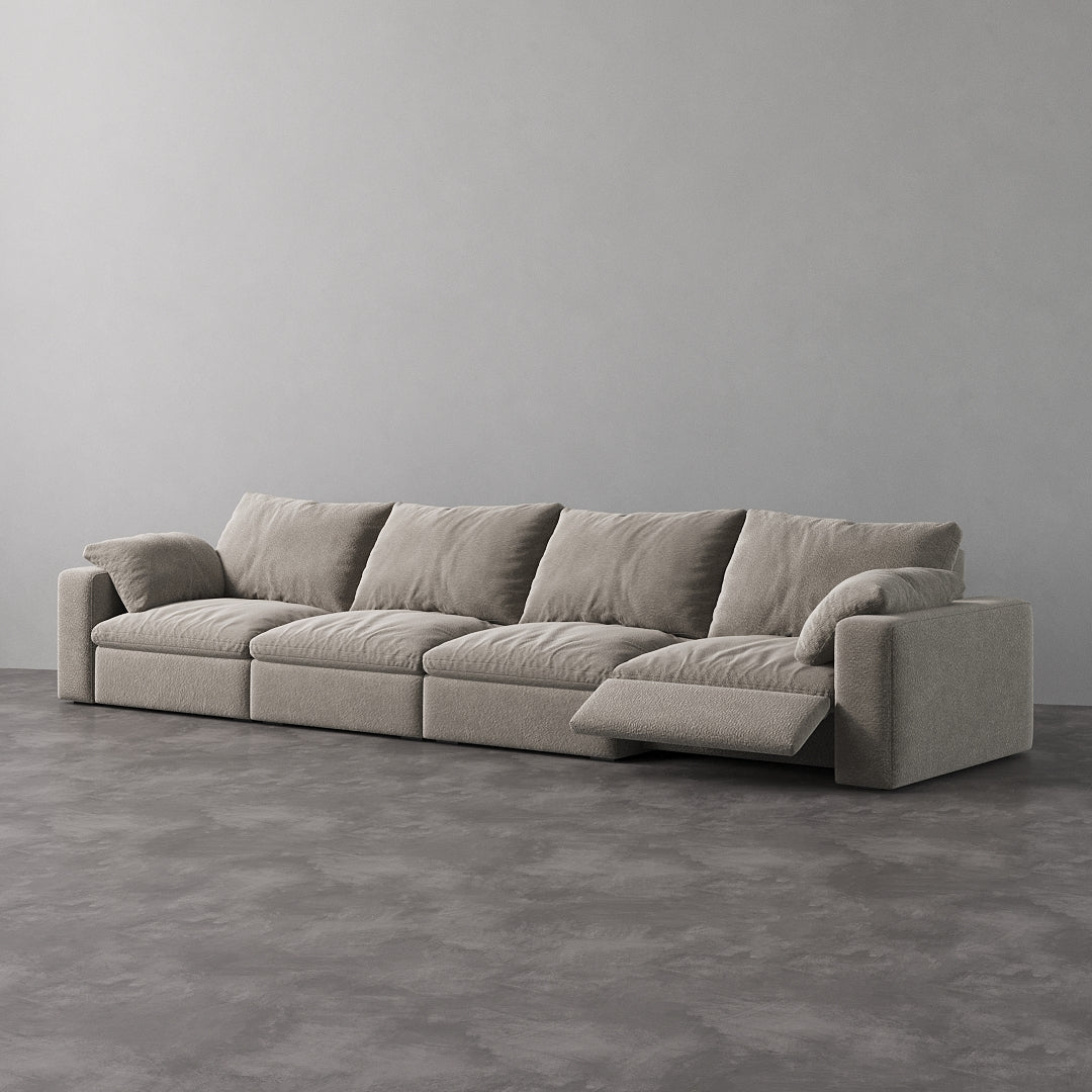 CloudLuxe 4-Piece Modular Recliner Sofa