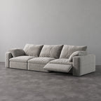 CloudLuxe 3-Piece Modular Recliner Sofa
