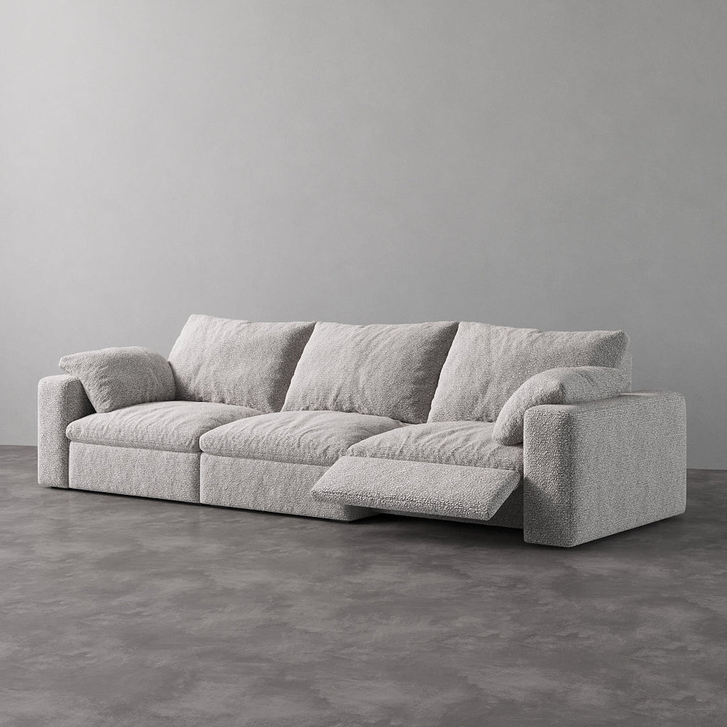 CloudLuxe 3-Piece Modular Recliner Sofa