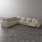CloudLuxe Corner 6-Piece Modular Recliner Sectional