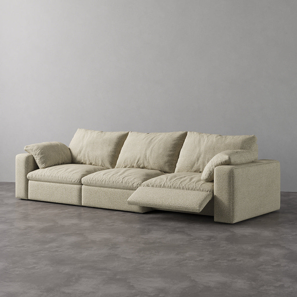 CloudLuxe 3-Piece Modular Recliner Sofa