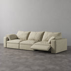 CloudLuxe 3-Piece Modular Recliner Sofa