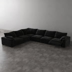 CloudLuxe Corner 6-Piece Modular Recliner Sectional