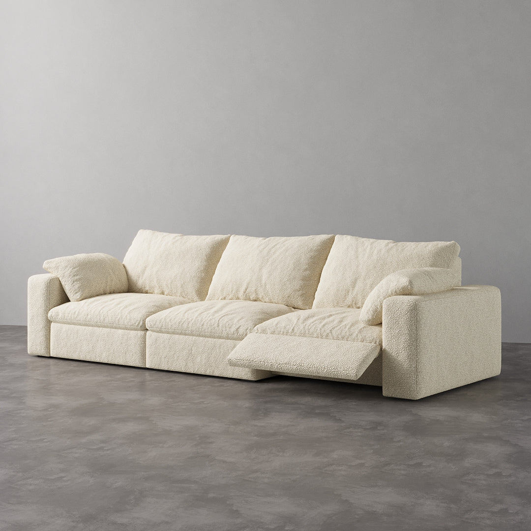 CloudLuxe 3-Piece Modular Recliner Sofa
