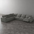CloudLuxe Corner 6-Piece Modular Recliner Sectional