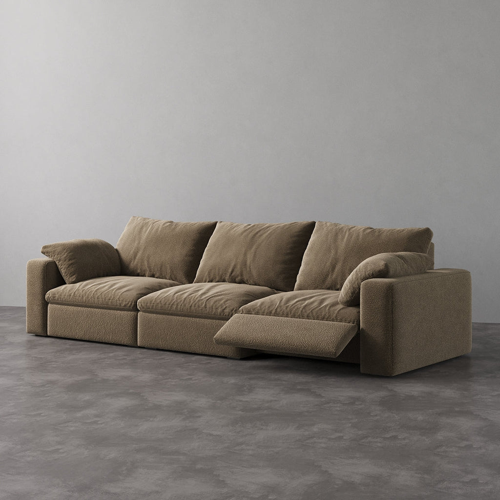 CloudLuxe 3-Piece Modular Recliner Sofa