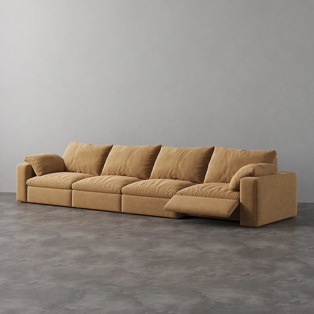 CloudLuxe 4-Piece Modular Recliner Sofa