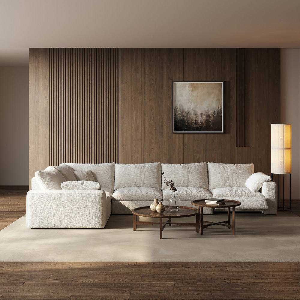 CloudLuxe L-Shape 5-Piece Modular Recliner Sectional