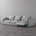 CloudLuxe 3-Piece Modular Recliner Sofa-Linen