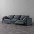 CloudLuxe 3-Piece Modular Recliner Sofa-Linen