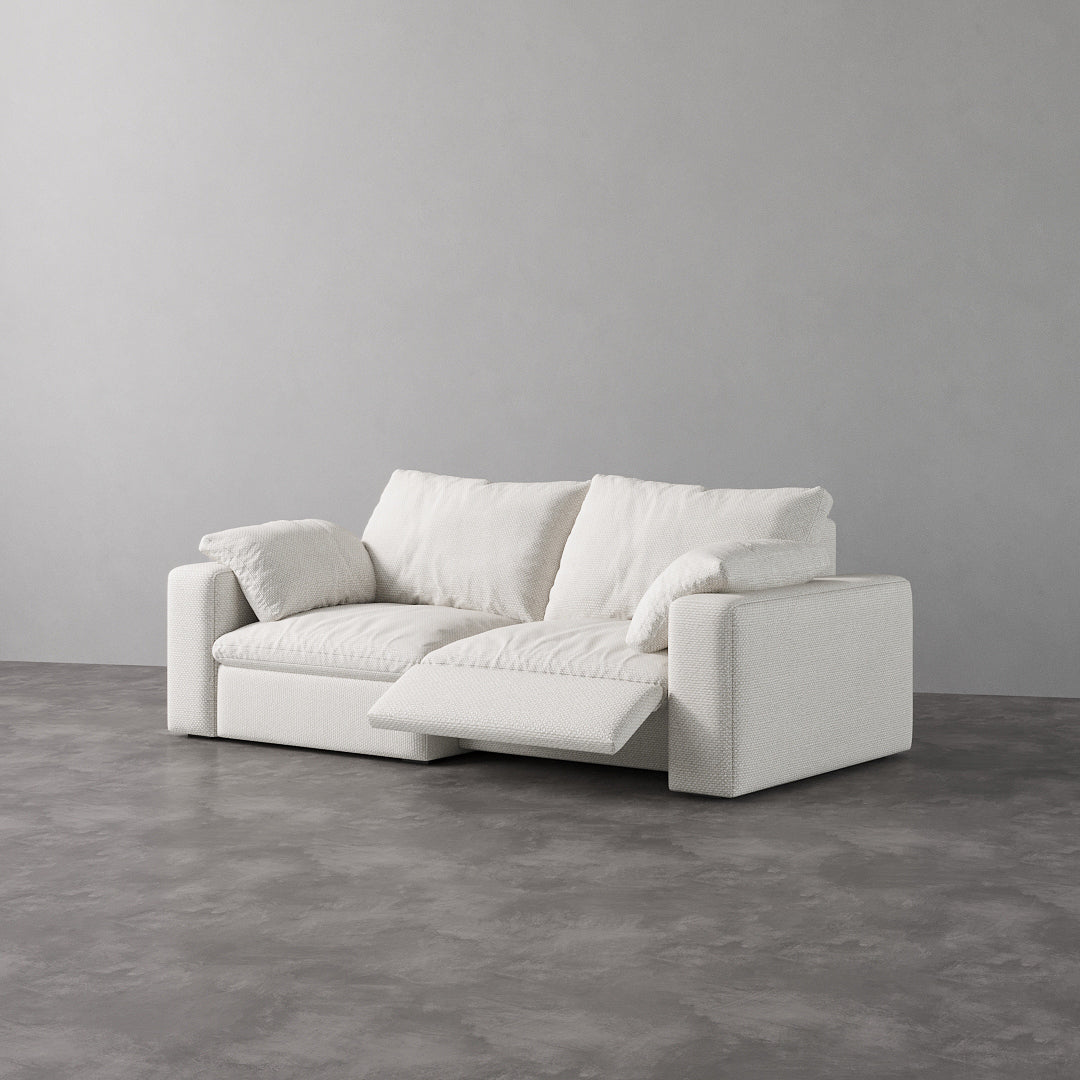 CloudLuxe 2-Piece Modular Recliner Sofa-Linen