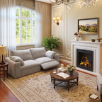 CloudLuxe 2-Piece Modular Recliner Sofa