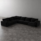 CloudLuxe Corner 6-Piece Modular Recliner Sectional