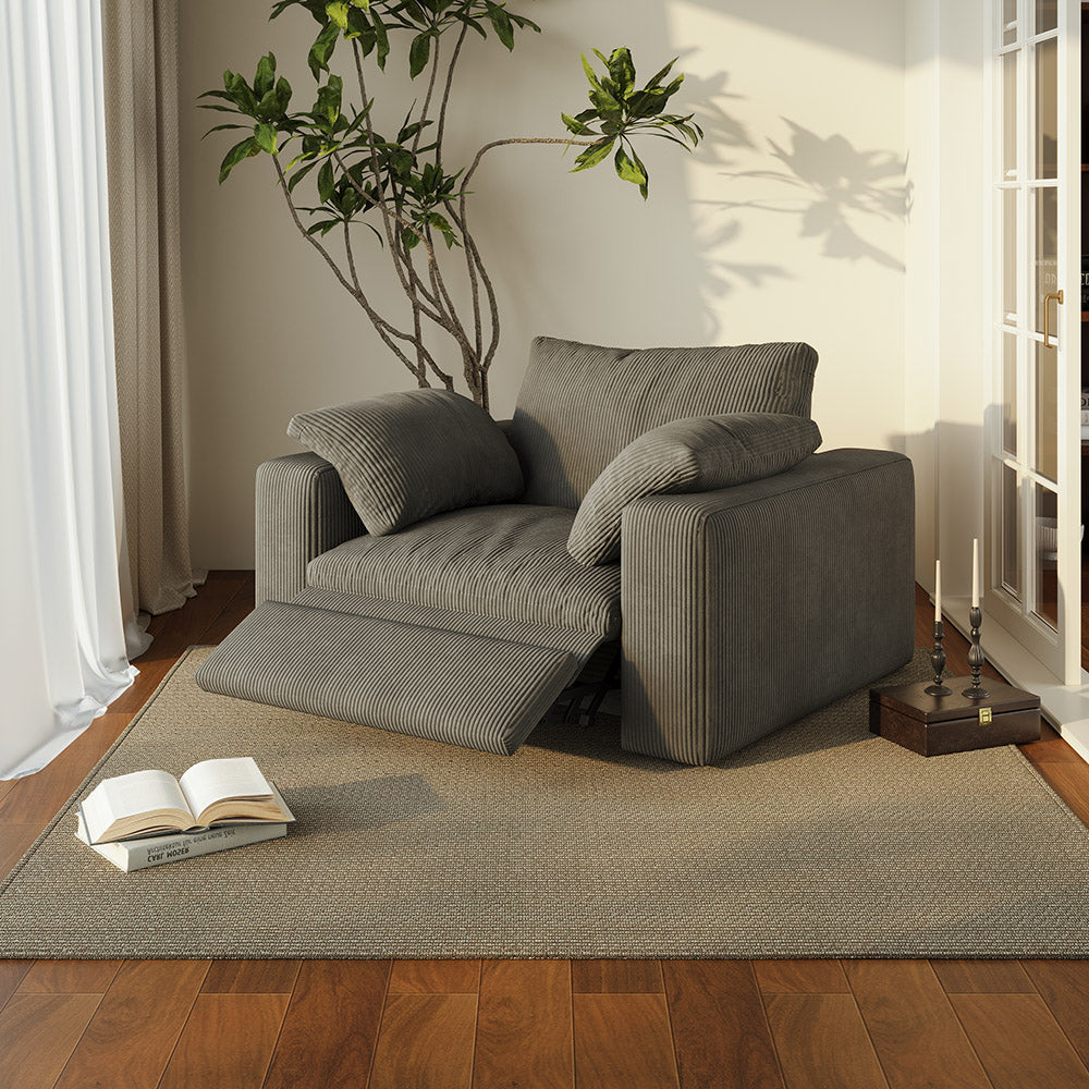 CloudLuxe Recliner Chair-Corduroy
