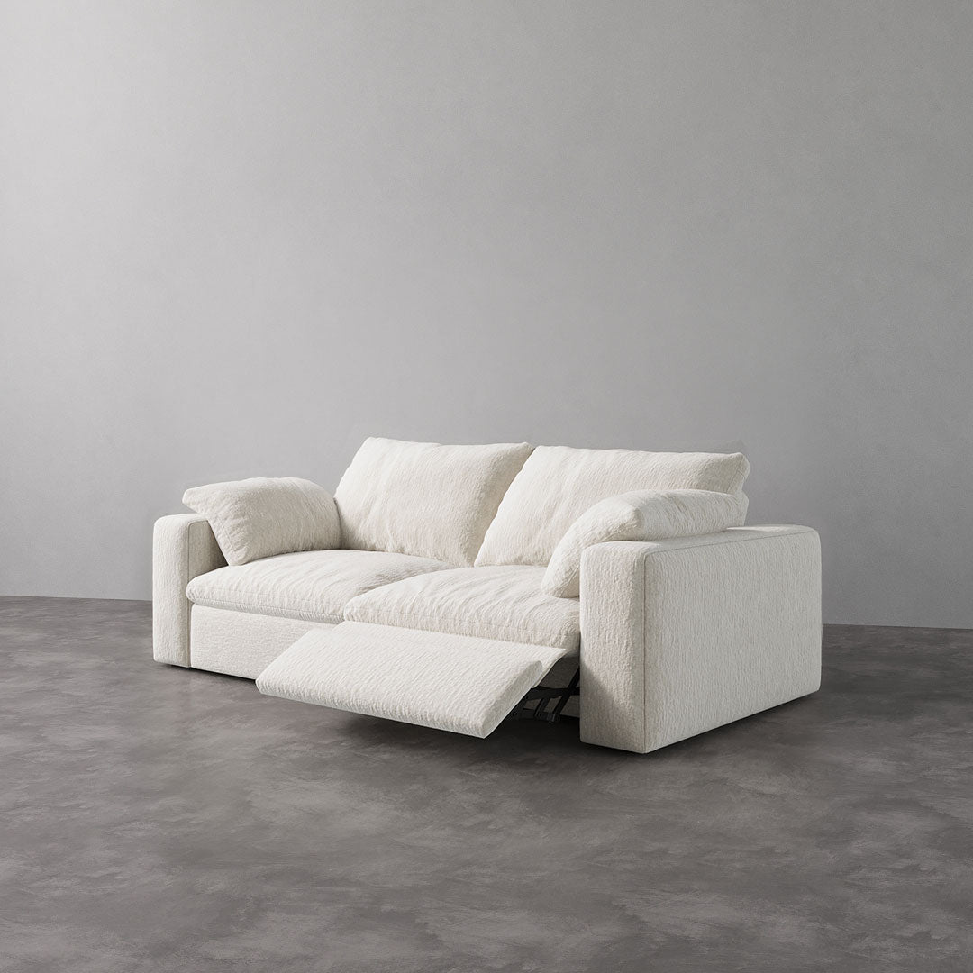 CloudLuxe 2-Piece Modular Recliner Sofa-Velvet