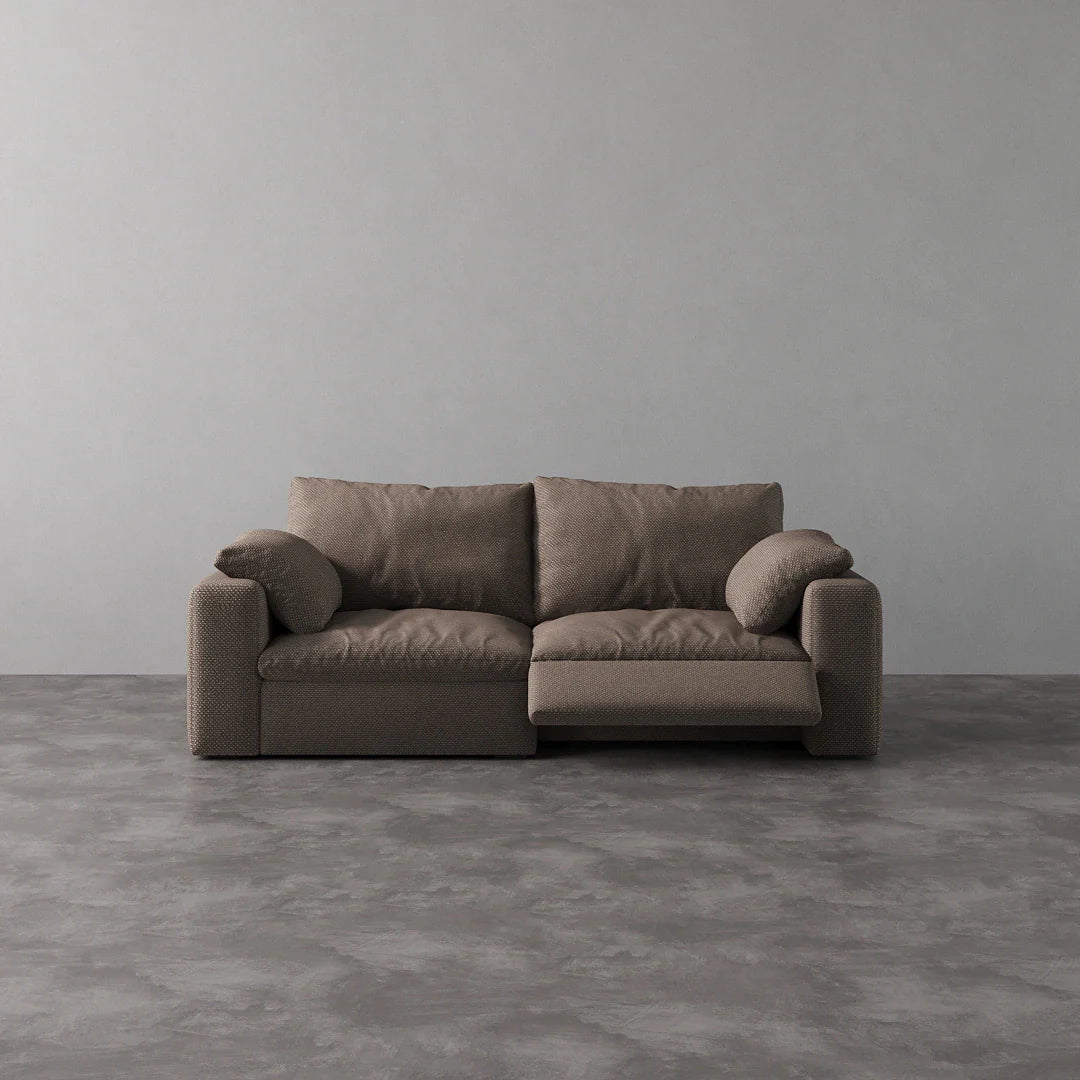 CloudLuxe 2-Piece Modular Recliner Sofa-Linen