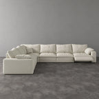 CloudLuxe Corner 6-Piece Modular Recliner Sectional