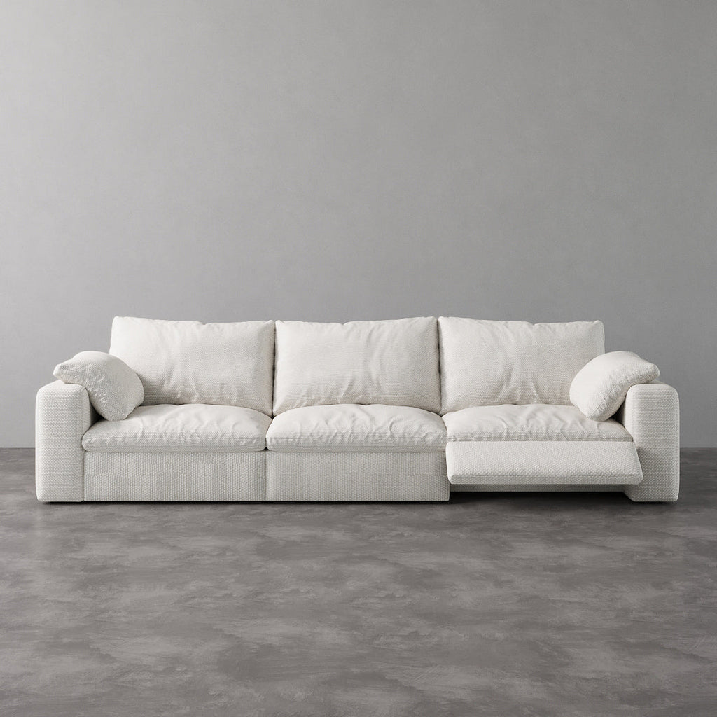 CloudLuxe 3-Piece Modular Recliner Sofa