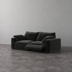 CloudLuxe 2-Piece Modular Recliner Sofa-Velvet