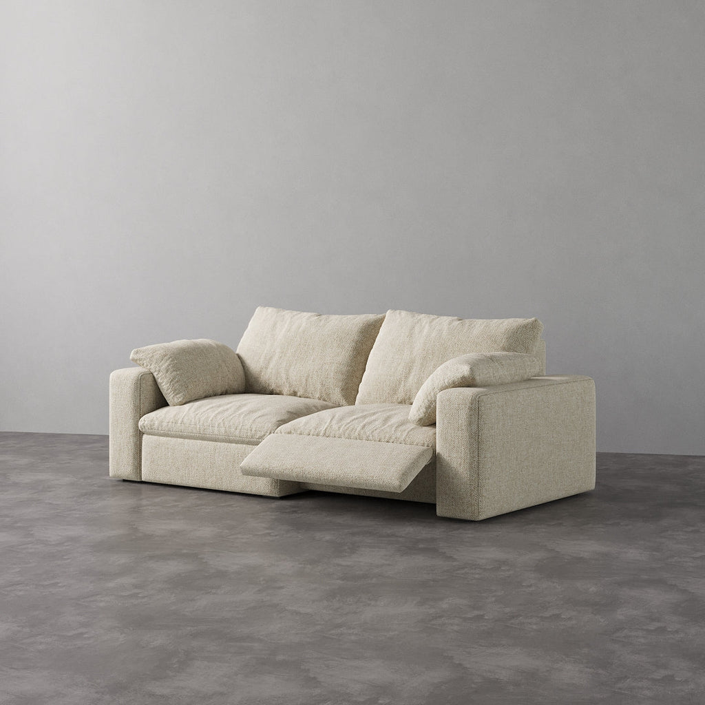 CloudLuxe 2-Piece Modular Recliner Sofa-Linen