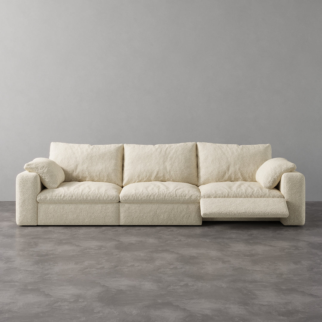 CloudLuxe 3-Piece Modular Recliner Sofa