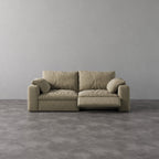 CloudLuxe 2-Piece Modular Recliner Sofa-Linen