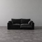 CloudLuxe 2-Piece Modular Recliner Sofa-Velvet