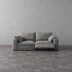 CloudLuxe 2-Piece Modular Recliner Sofa-Linen