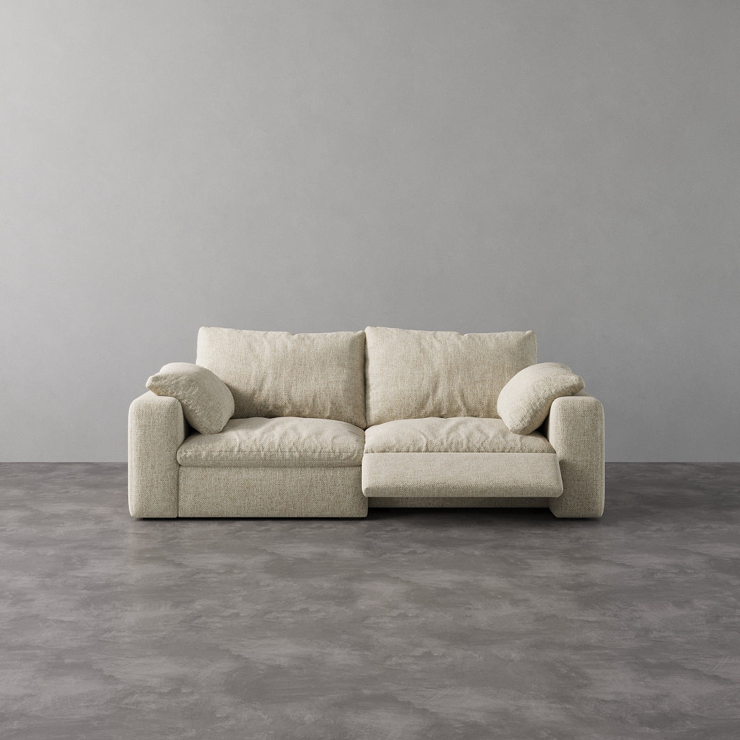 CloudLuxe 2-Piece Modular Recliner Sofa-Linen