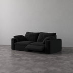 CloudLuxe 2-Piece Modular Recliner Sofa-Bouclé