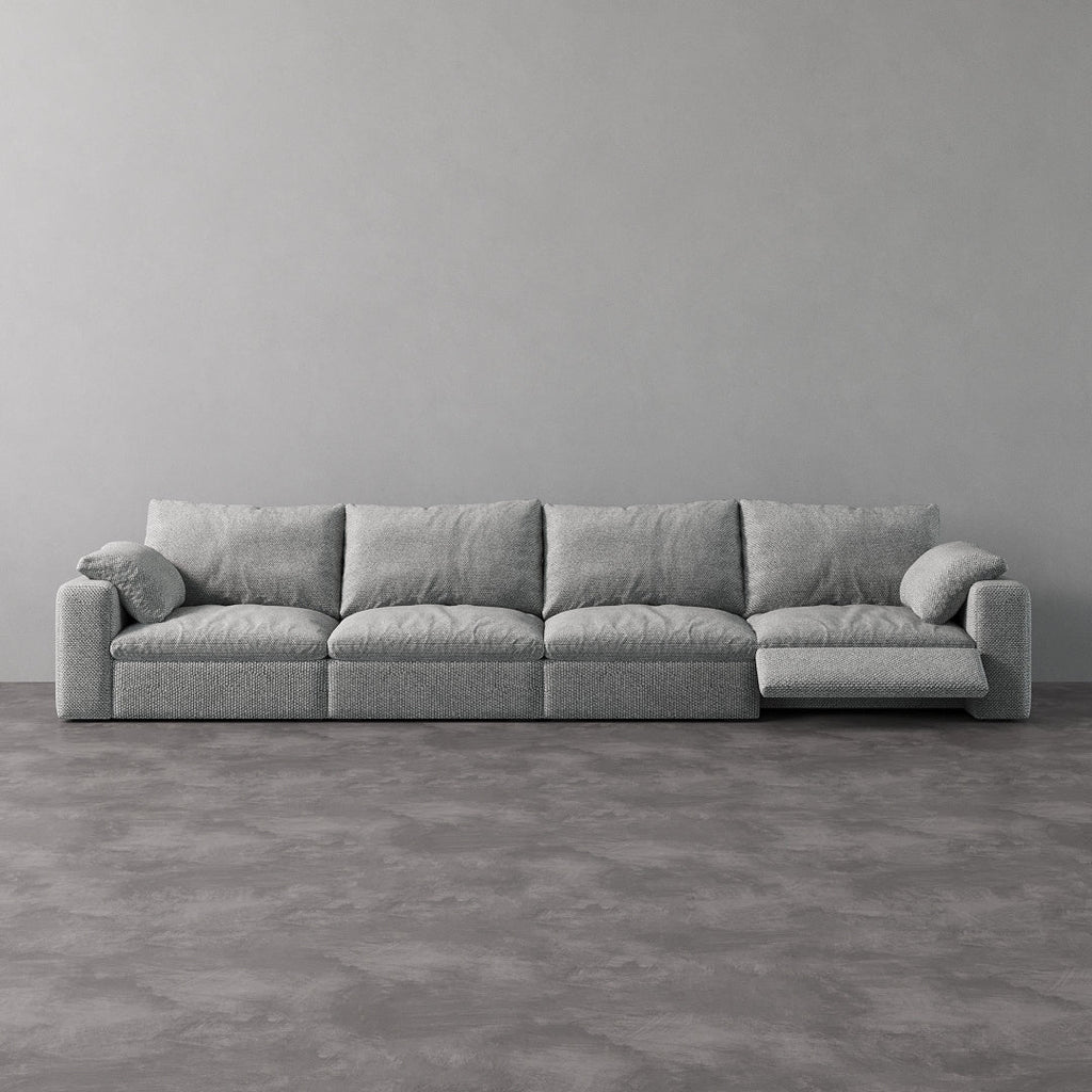 CloudLuxe 4-Piece Modular Recliner Sofa