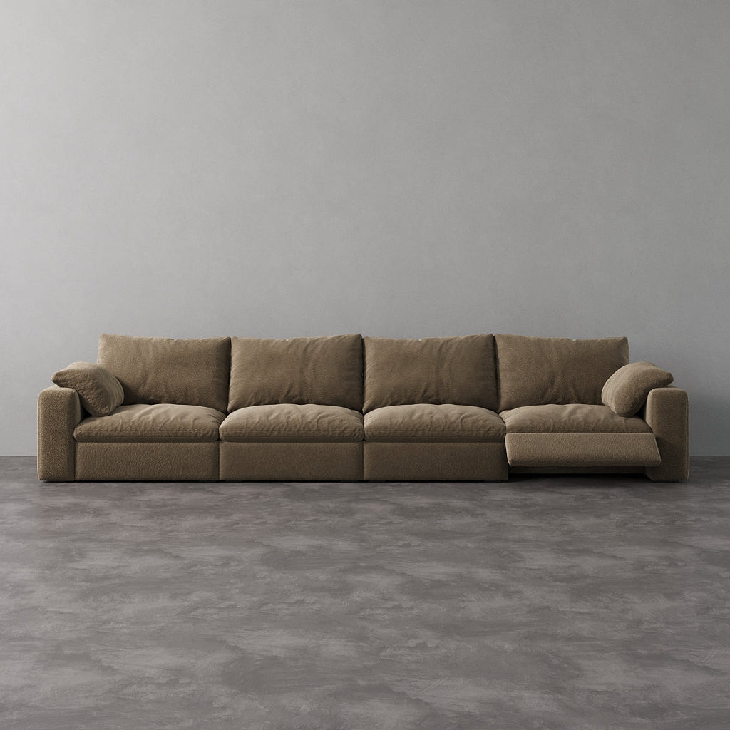 CloudLuxe 4-Piece Modular Recliner Sofa