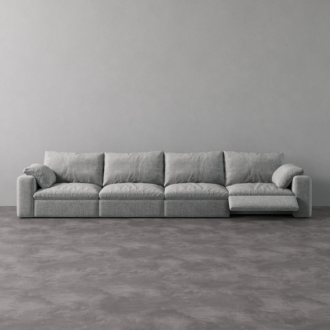 CloudLuxe 4-Piece Modular Recliner Sofa-Linen