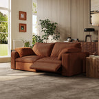 CloudLuxe 2-Piece Modular Recliner Sofa-Corduroy