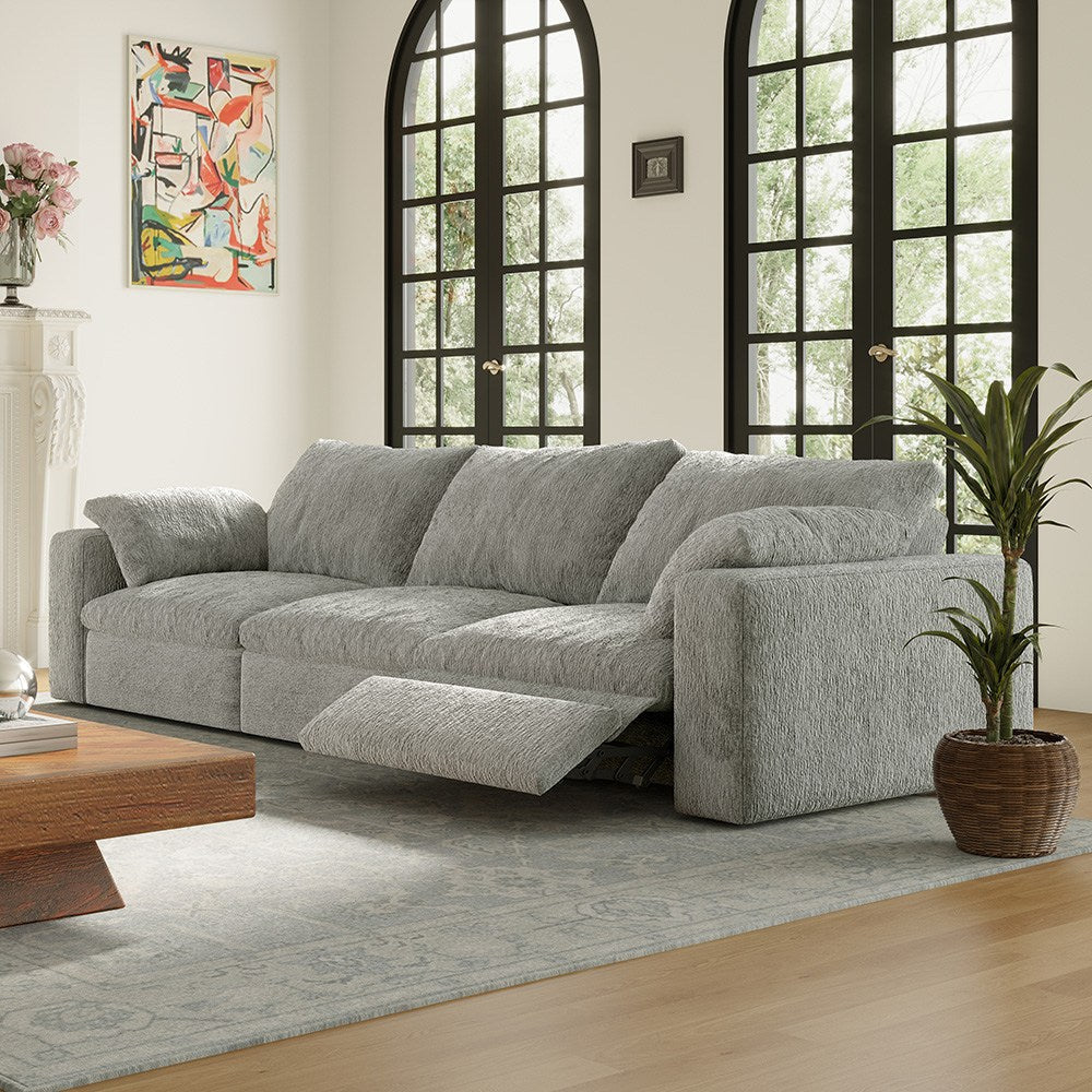 CloudLuxe 3-Piece Modular Recliner Sofa