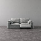 CloudLuxe 2-Piece Modular Recliner Sofa-Linen