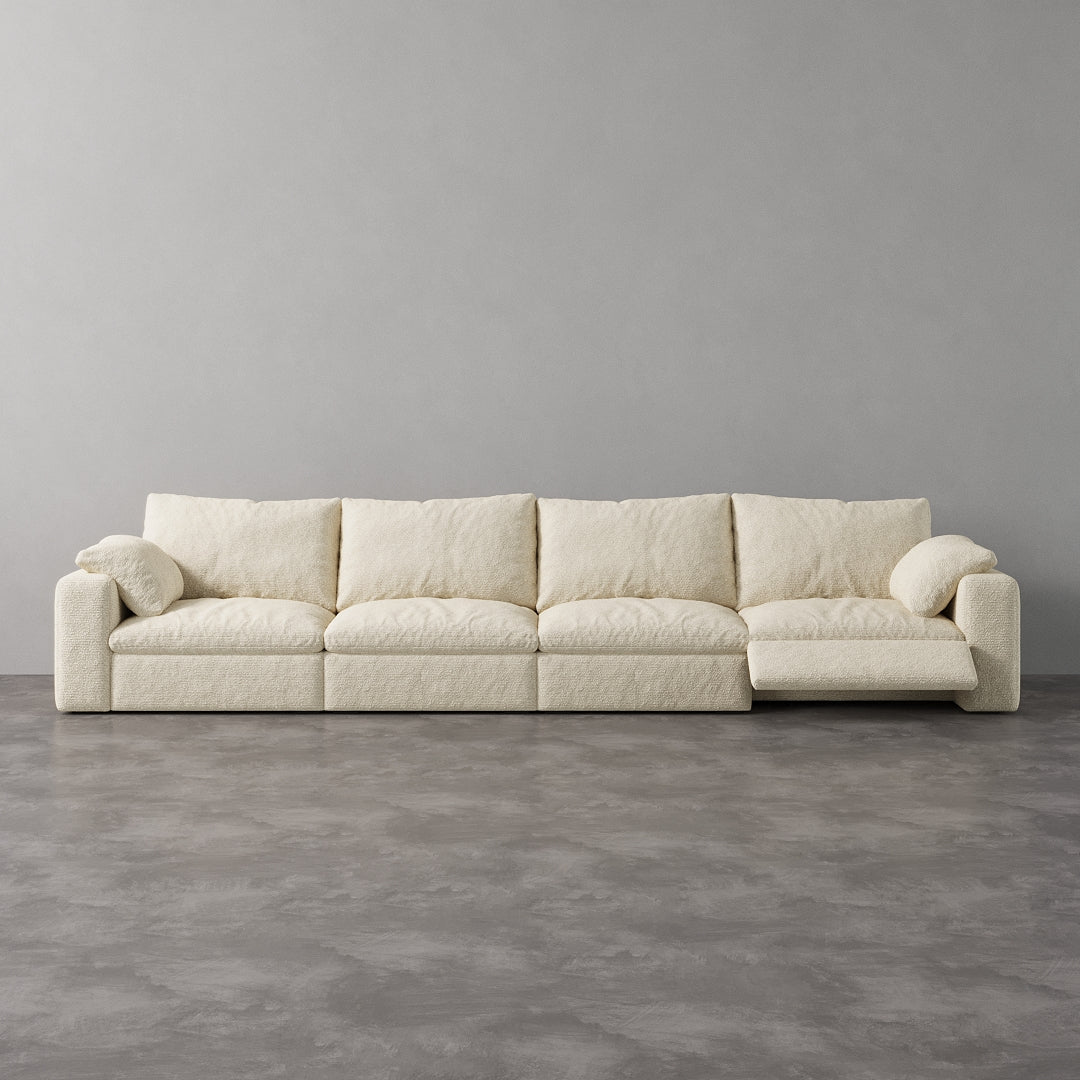CloudLuxe 4-Piece Modular Recliner Sofa
