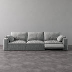 CloudLuxe 3-Piece Modular Recliner Sofa-Linen