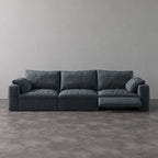CloudLuxe 3-Piece Modular Recliner Sofa-Linen